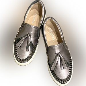 J/Slides Tassel Slip On Womens 6 Platform Loafer Sneaker